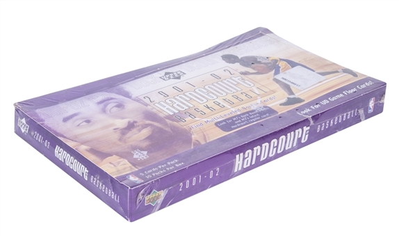2001-02 Upper Deck Hardcourt Basketball Unopened Hobby Box (15 Packs)
